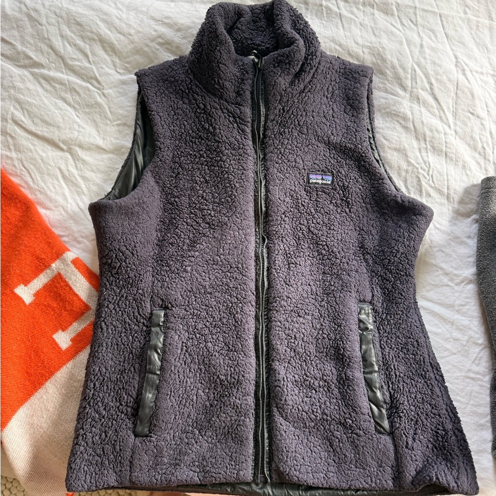 Patagonia Los Gatos Reversible Purple & Charcoal Vest